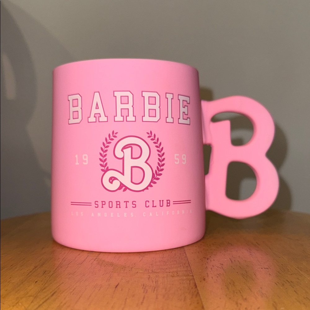 Barbie Pink Mug with Green '59' Design